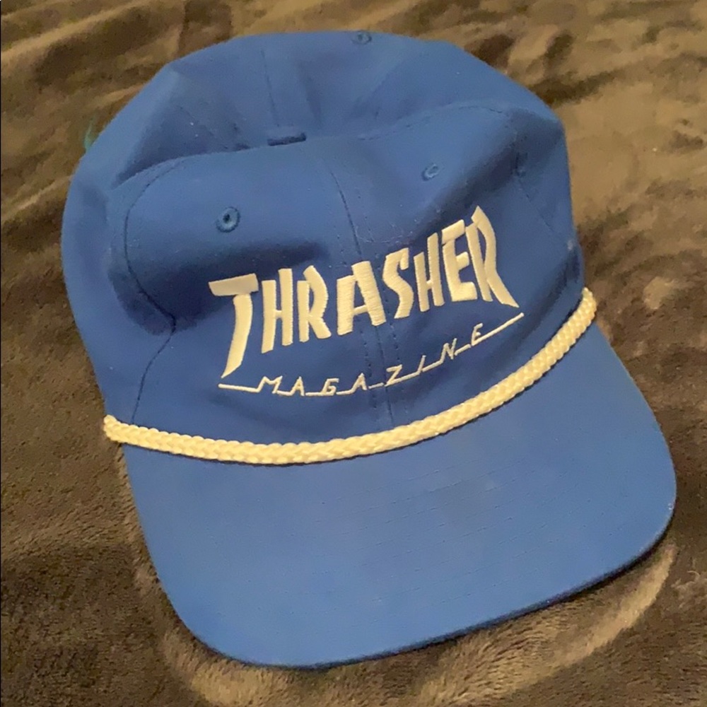 Thrasher blue rope hat